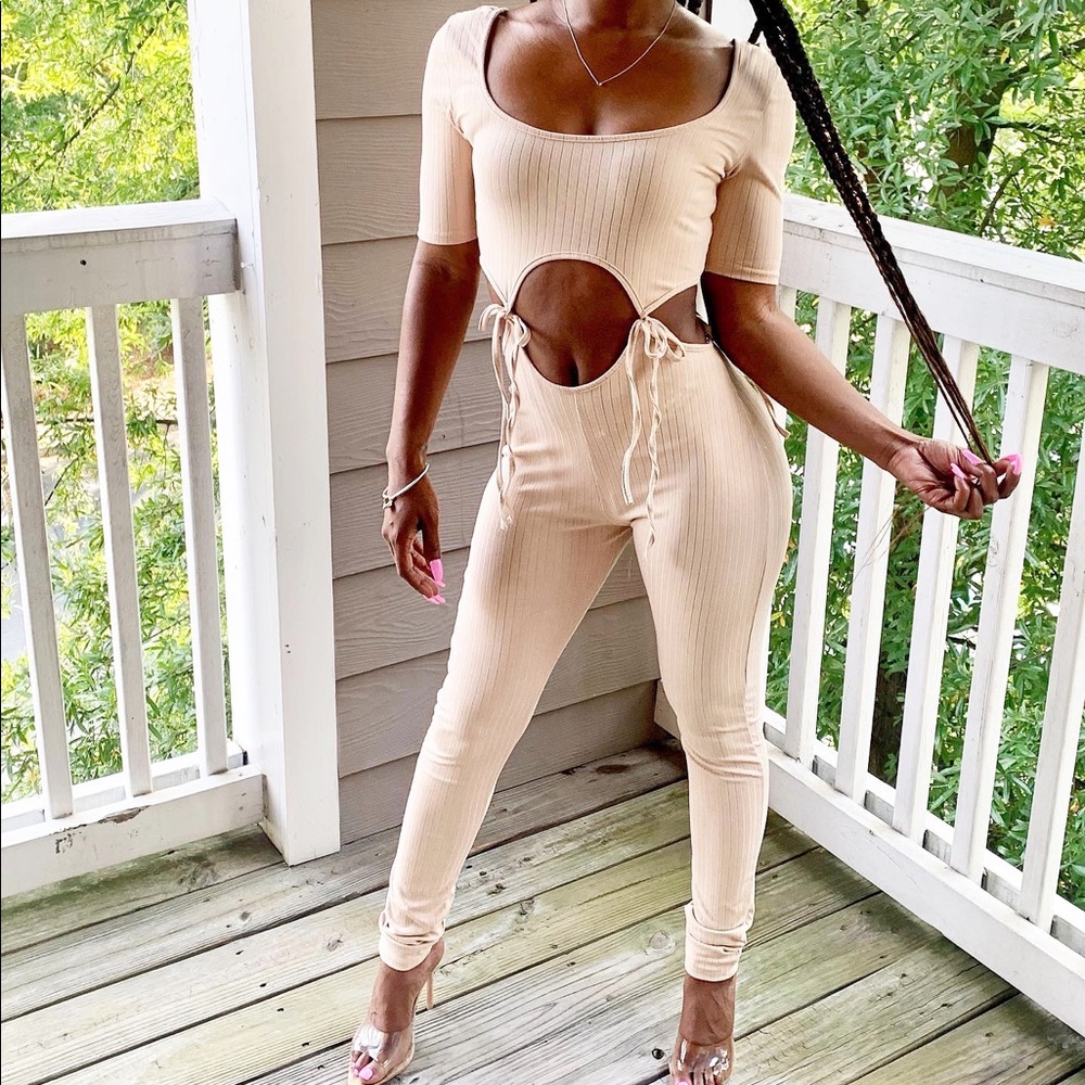 Cut It Out Jumpsuit